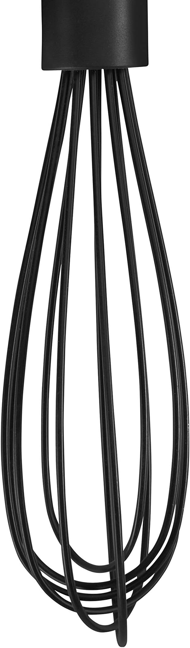 Lurch Germany Smart Tool Silicone Small Whisk Durable Practical Heat Resistant Kitchenware Kitchen Tool / 11 Inch / 28 cm - Ø 1.8 inches / 4.5 cm - Black