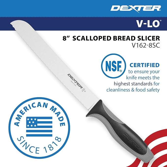 Dexter 8” Scalloped Bread Knife