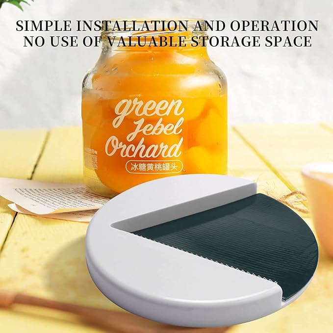 Jar Opener Under Cabinet, Multi Function Easy Grip Jar Opener, One Handed Jar & Bottle Opener - Removes Tight Jar Lid for Seniors with Arthritis - Essential Kitchen Gadgets for Home Assistance