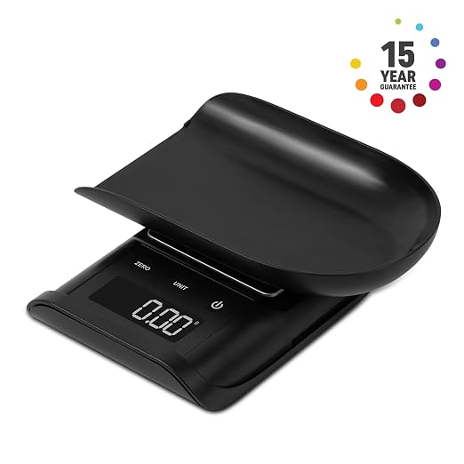 Salter Digital Precision Kitchen Scale - Accurate Weighing In 0.01g Increments, 300g Max Capacity, Stainless Steel Platform, Detachable Tray, Weigh Small Items, Yeast, Spices, Coffee, Jewellery, Coins