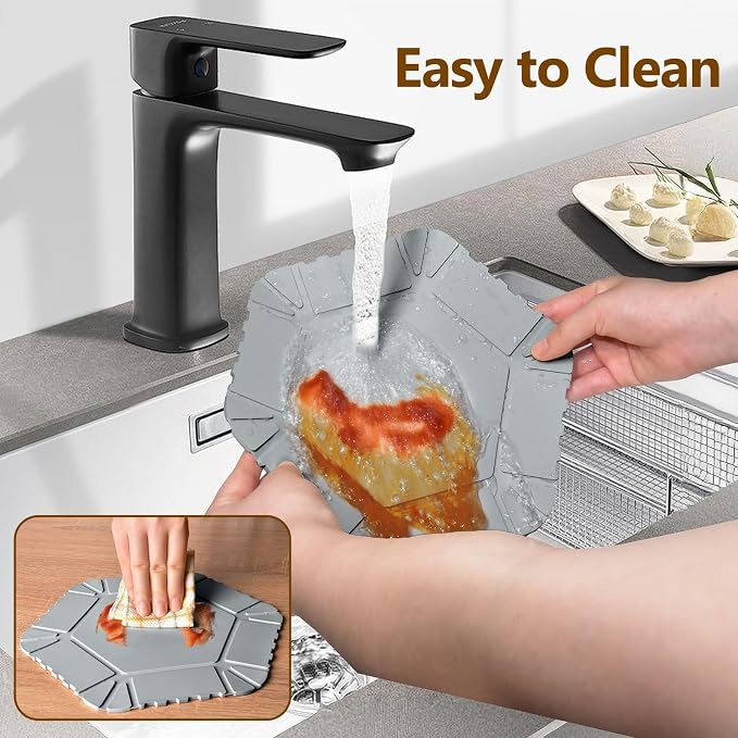 Magnetic Silicone Trivet & Pot Holder, Kitchen Heat Resistant Mat | Trivets for Hot Dishes, Hot Pots & Pans, Non-Slip Hot Pads for Countertops & Dining Table & Oven, Jar Opener & Spoon Rest