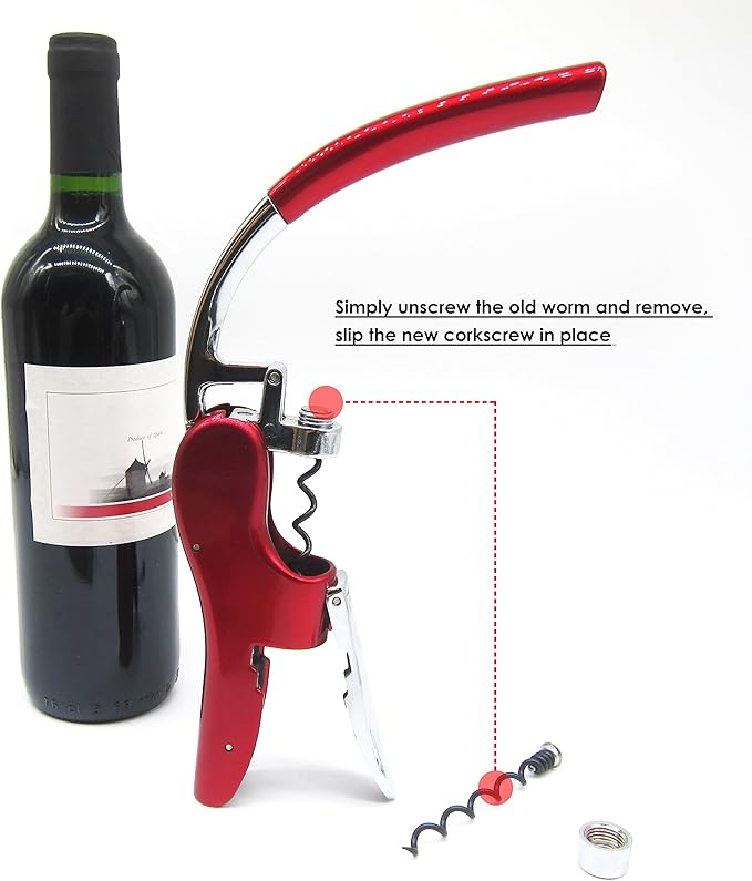 Best 5 Pack Replacement Corkscrew Spiral/Worm for KAYCROWN and BestUtensils Wine Opener