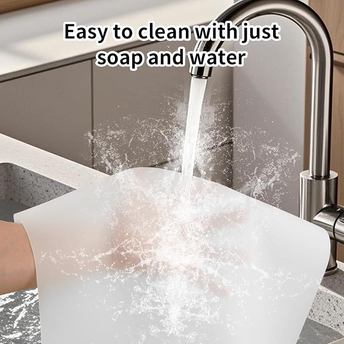Cuttte 23.62" x 15.75" Large Silicone Mats for Kitchen Counter 1PCS | Heat Resistant Mats for Countertop, Anti-slip Quartz Countertop Protector for Air Fryers Coffee Pots Baking, Dishwasher Safe