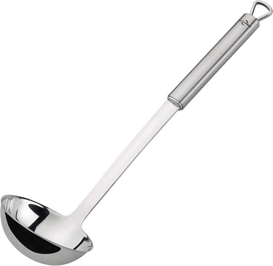 Küchenprofi Soup Ladle - 12.5-Inch Silver - Stainless Steel Kitchen Utensil & Serving Spoon for Soup, Sauce & Gravy