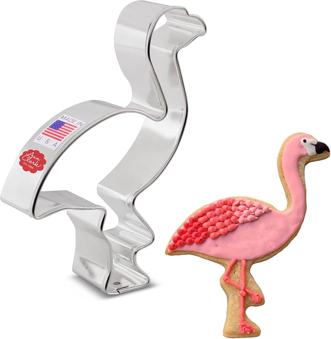 Ann Clark Flamingo Cookie Cutter 4-1/2" Made in USA