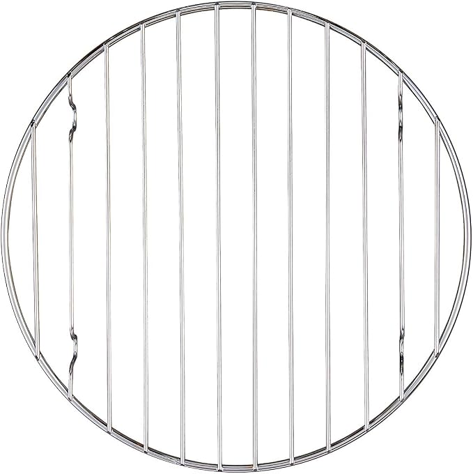 Mrs. Anderson's Baking Harold Imports 9-Inch Round Cake Rack, Silver