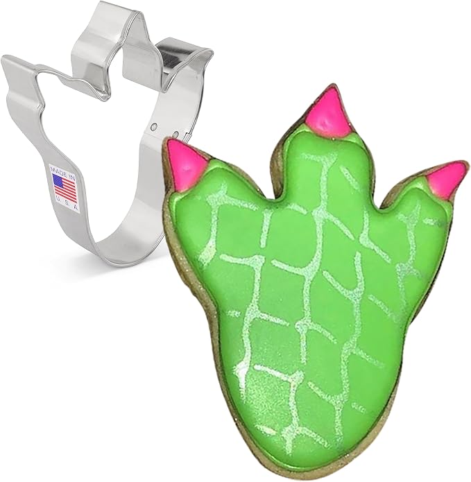 Ann Clark Dinosaur Footprint Cookie Cutter, 4" Made in USA