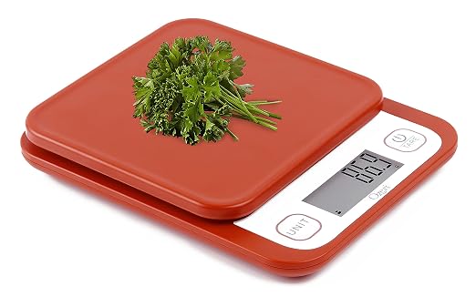 Ozeri® Garden and Kitchen Scale II with 420 Variable Graduation Technology® | Measures most delicate garden herbs and greens at 0.1 g for ingredients under 420 grams and 0.5 g for items over 420 grams