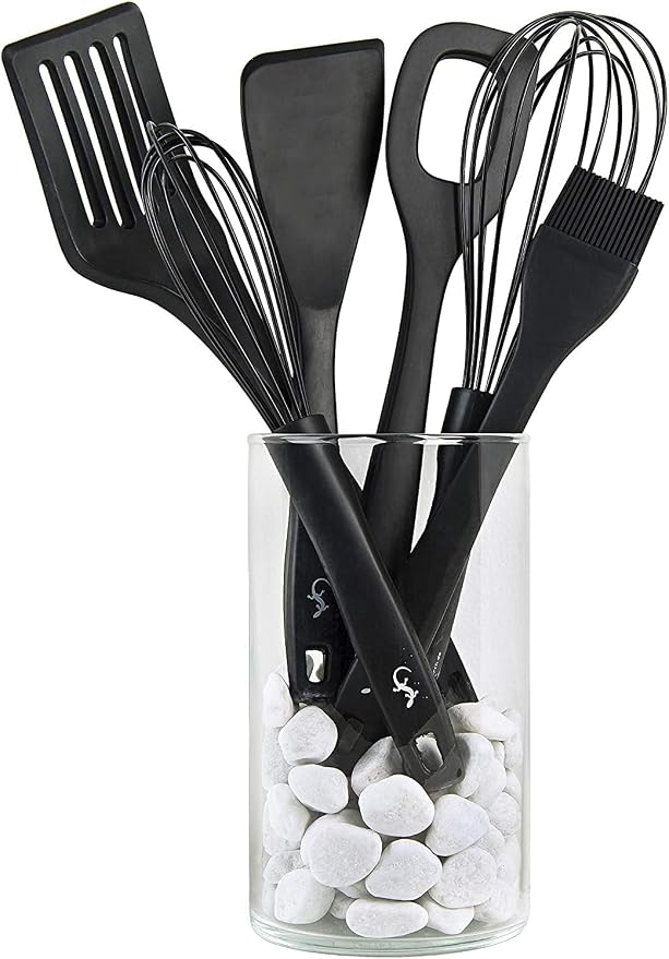 Lurch Germany Smart Tool Silicone Pastry, Basting & Marinating Brush Durable Practical Heat Resistant Kitchenware Kitchen Tool / 10 Inches / 25.5 cm - Black