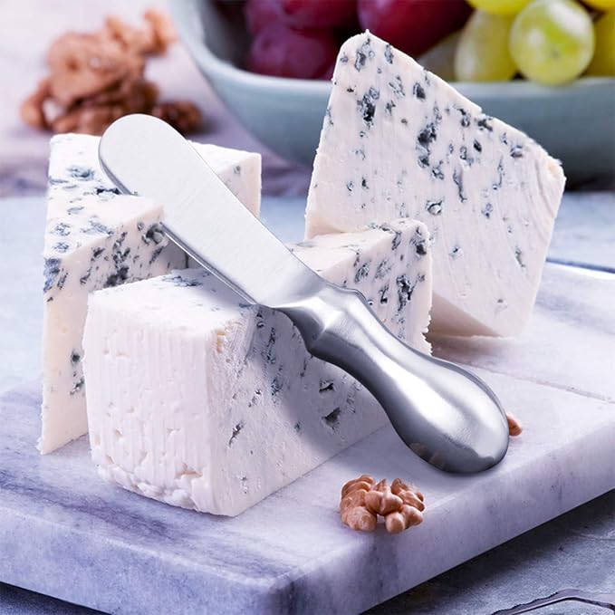 WoneNice Cheese Knife Set, 6-Piece Stainless Steel Knives for Charcuterie, Gift for Wedding Housewarming Christmas