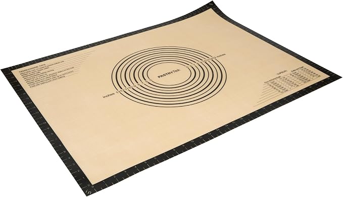Restaurantware Non-Stick Baking Mat - 1 Count 23.6 x 31.5 Inches Silicone Reusable Baking Sheet - Anti-Slip Dough Mat - Black