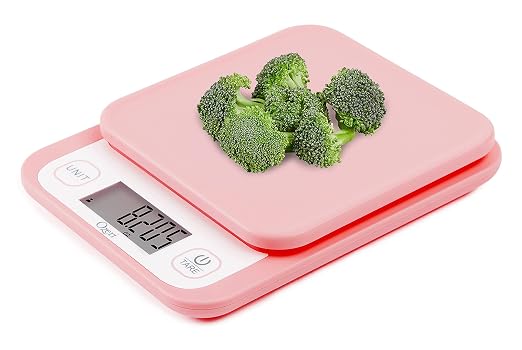 Ozeri® Garden and Kitchen Scale II with 420 Variable Graduation Technology® | Measures most delicate garden herbs and greens at 0.1 g for ingredients under 420 grams and 0.5 g for items over 420 grams