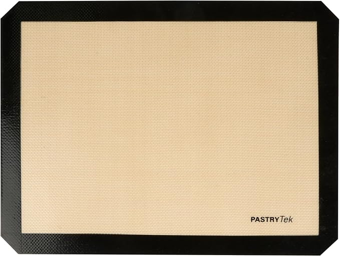 Restaurantware Non-Stick Baking Mat - 1 Count 11.8 x 15.7 Inches Silicone Baking Sheet Liner Heat-Resistant Reusable Pastry Mat Durable Non-Slip Black