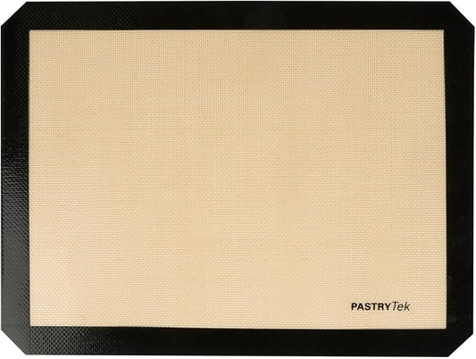 Restaurantware Non-Stick Baking Mat - 1 Count 11.8 x 15.7 Inches Silicone Baking Sheet Liner Heat-Resistant Reusable Pastry Mat Durable Non-Slip Black