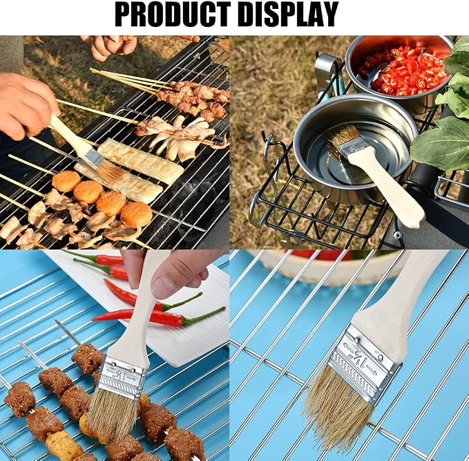 Utoolmart Clean Grill Brush, BBQ Grill Brush - Stainless Steel Barbecue Grilling Cleaner, Grill Accessories Gift 1 Pcs