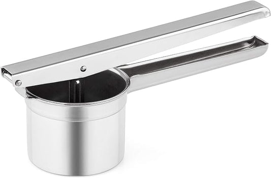 Barazzoni 802065100 Masher, Stainless Steel, Diameter 3.3 x Height 3.7 inches (8.5 x 9.5 cm), Potato Masher