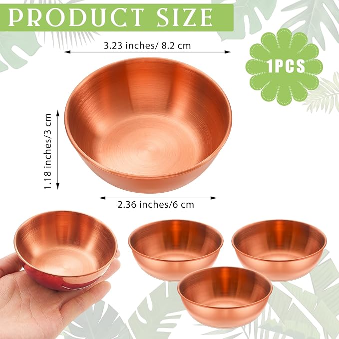 Teenyyou DIY Face Mask Mixing Bowl Stainless Steel Esthetician Facial Mask Bowl Facial Small Mixing Esthetician Supplies for Lady Women Skincare Home Salon Cosmetic Beauty(3.23 Inch,Rose Gold,1 Pcs)
