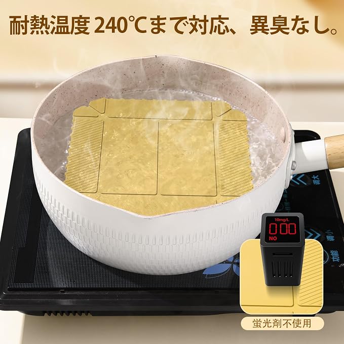 Magnetic Silicone Trivet & Pot Holder, Kitchen Heat Resistant Mat | Trivets for Hot Dishes, Hot Pots & Pans, Non-Slip Hot Pads for Countertops & Dining Table & Oven, Jar Opener & Spoon Rest