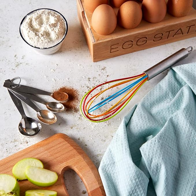 APOLLO Whisk Rainbow, silicone, 26cm, 25x6x6