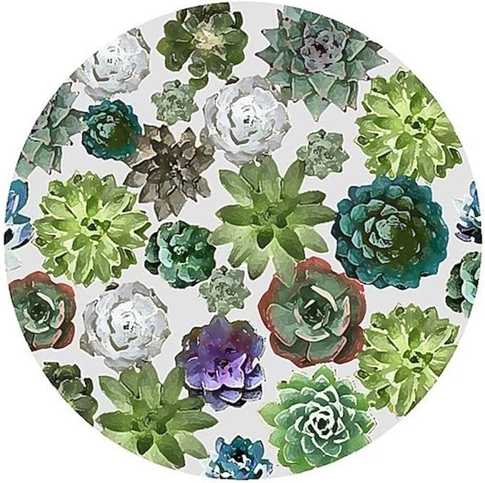 Andreas Silicone Jar Opener, Succulents – 6.25" Made in the USA, JO-365 | Non-Slip Lid Gripper & Garlic Peeler, Food and Dishwasher Safe, Multi-Use, Durable Silicone & Fabric