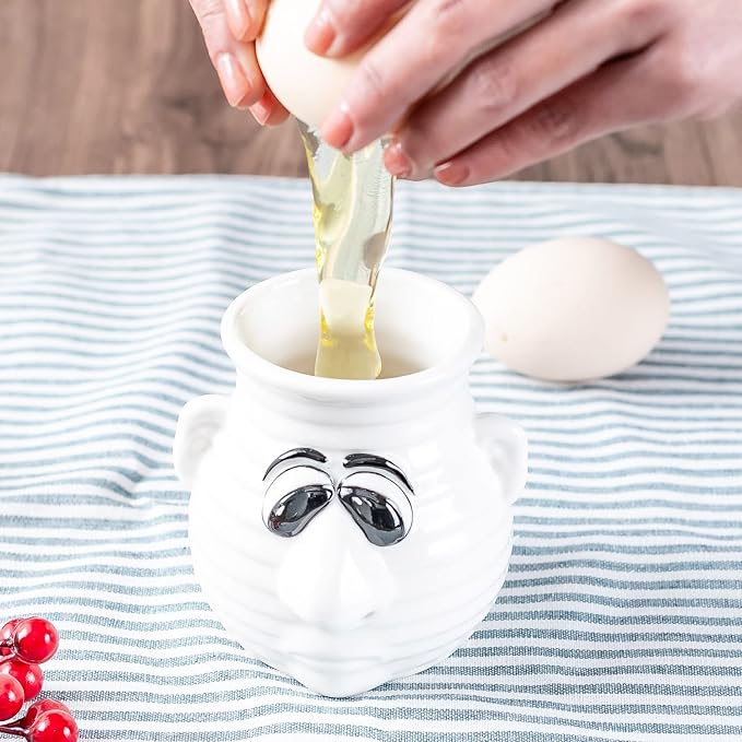 Yolk White Separator, Funny Snot Nose shape Egg Separator Time Saving Egg Whites Strainer Filter Divider Kitchen Baking Gadget