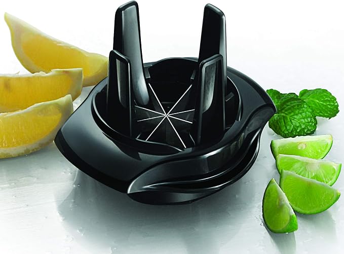 Lemon & Lime Wedge Slicer Cutter to Garnish Food Drink Corona Beer Tea Cocktails Oysters and More | Enjoy Slices of Lemon and Lime Wedges in Seconds