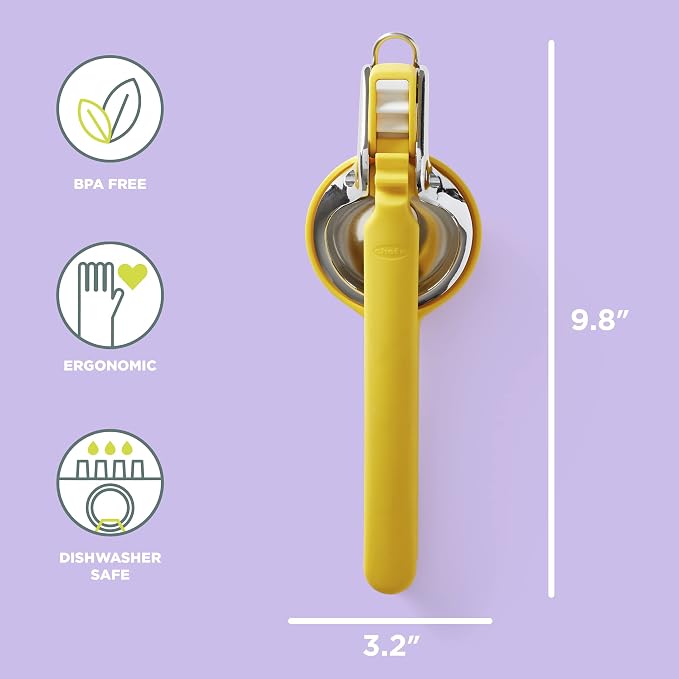 Chef'n FreshForce Plus Citrus Juicer,Yellow
