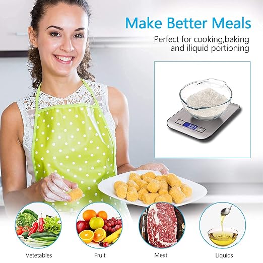 Food Kitchen Scale, Black (YX-CFC-A1)