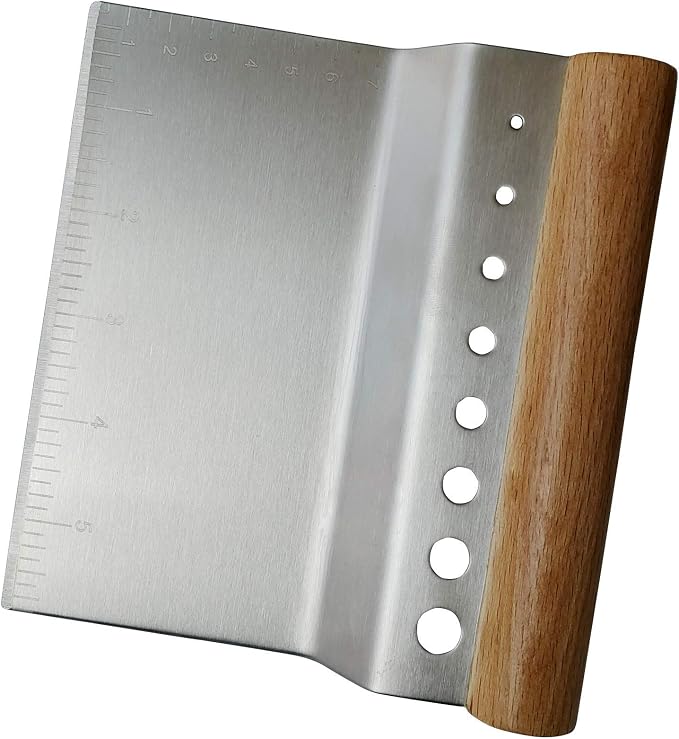 2 Pcs Dough Scraper & Bench Scraper Set