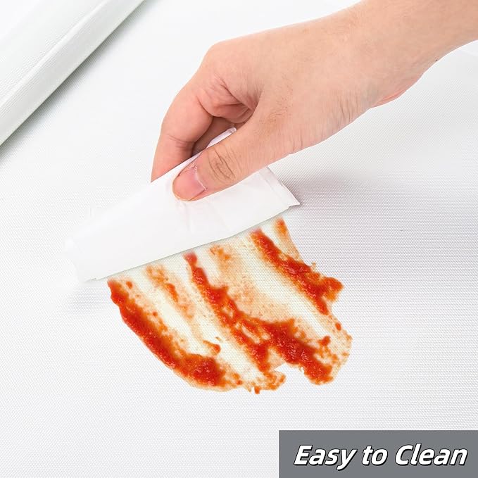 Covzoe Silicone Baking Mat Roll, 15.7 In x 8 FT Non-Stick Pastry Mat | Cut to Any Size, Heat Resistant Food Grade Silicone Dough Rolling Mat, Reusable Air Fryer Liner for Pie Crust, Pizza Cookies