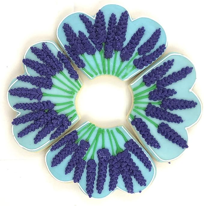 Foose Brand Cookie Cutters 4 Piece Platter Cookie Cutter Set 3 3/8 inTrapezoid, 4 in Teardrop Round, 3 in Clam and 4.5 in Fan Three Bumps, USA Made