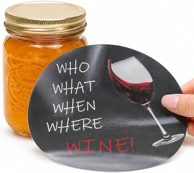 Andreas Silicone Jar Opener, What Wine – 6.25" Non-Slip Lid Gripper & Garlic Peeler, Food and Dishwasher Safe, Multi-Use, Durable Silicone & Fabric, Made in the USA, JO-420