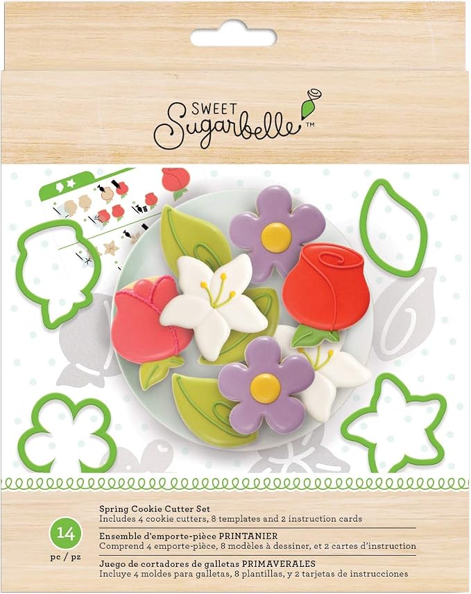 Sweet Sugarbelle Cookie Cutter Set 14/Pkg-Spring