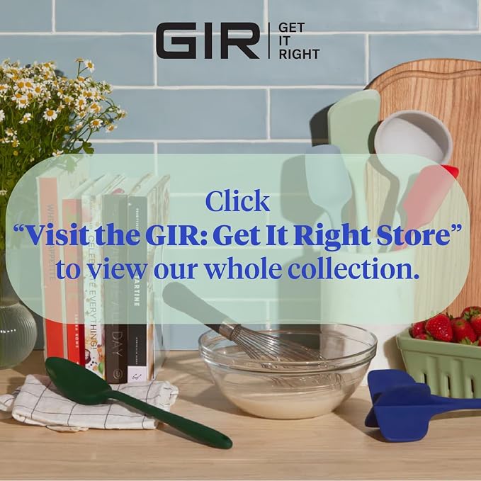GIR: Get It Right Stainless Steel Whisk, 12 Wire Balloon Whisk for Mixing, Stirring, Beating & Blending – Durable Whisker Tool, 11IN - Red