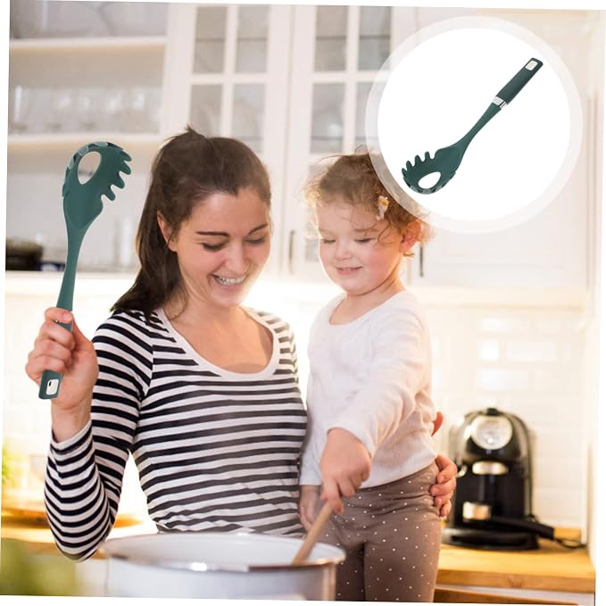 Pasta Catch Spaghetti Server Spoon Kitchen Spaghetti Server Food Serving Tongs Claw Pasta Noodles Filter Kitchen Cooking Spoon Noodle Non Stick