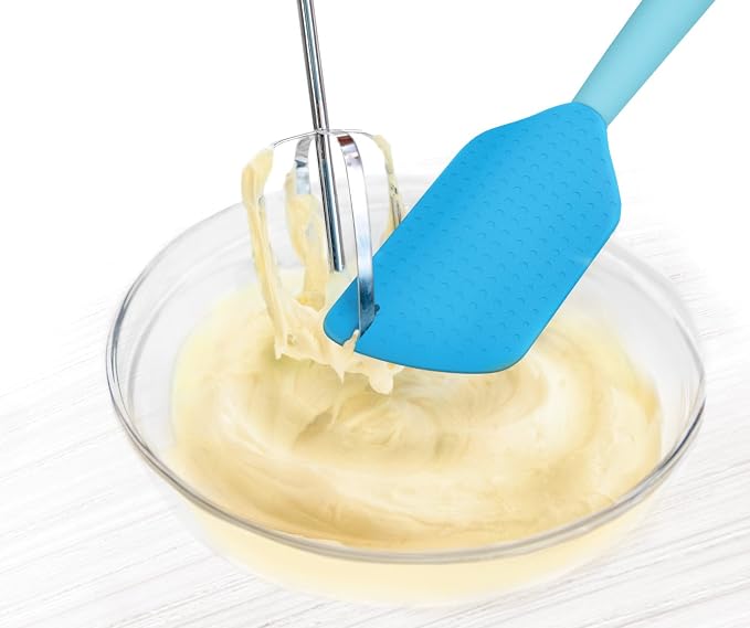 Talisman Designs 2-in-1 Beater Scraper & Spatula | Baking & Cooking Kitchen Tool | Multipurpose Utensil | Spatula Baking Scraper | Comfort Grip Handle