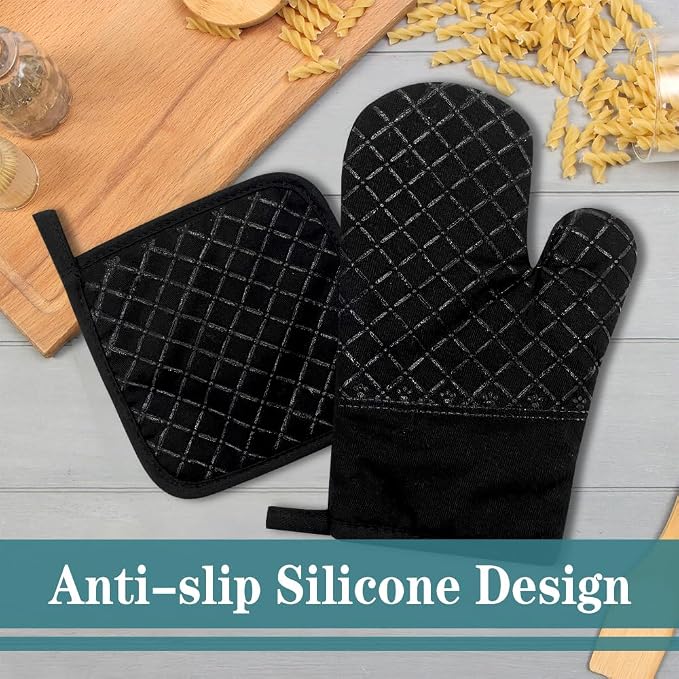 Bxxch I Am The Secret Ingredient, Funny Oven Mitts and Pot Holders, Silicone Non-Slip Oven Mitts, Kitchen Gift for Women, Housewarming Gift Ideas, Cooking Baking BBQ Gifts