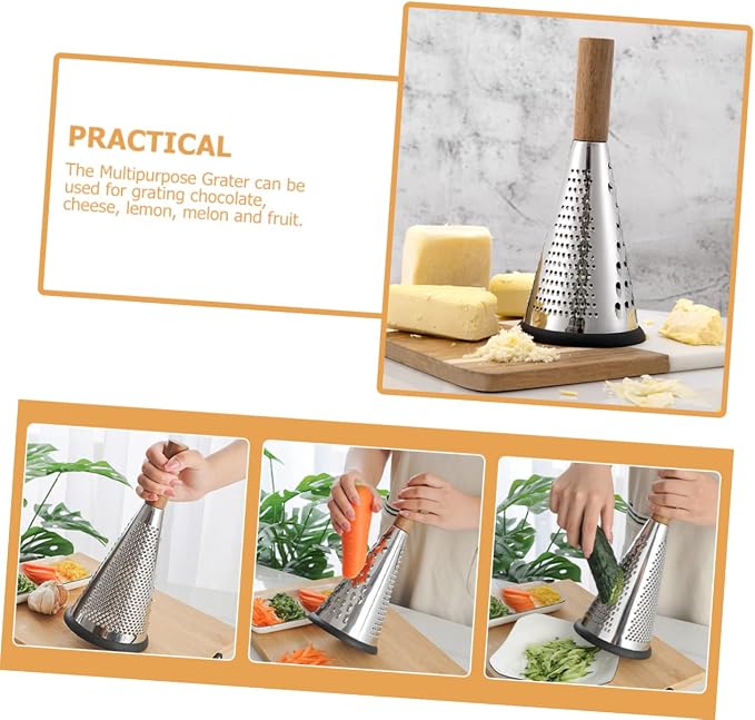 Kitchen Grater Cottage Cheese with Fruit Truffle Cheese Hand Tool Cucumber Shredder Kitchen Essentials Stainless Steel Box Grater Home Cheese Grating Tool Cheese Grater for Home