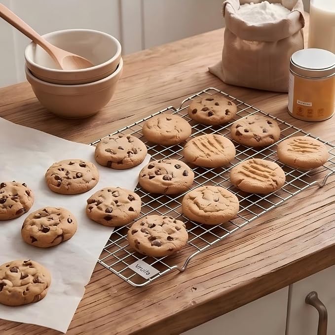 Cooling Racks for Cooking and Baking, Suitable for 10" x 15" Sheet Pan | For Grilling, Roasting, Drying, Oven and Dishwasher Safe