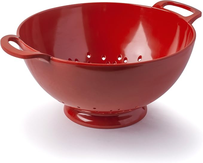 Zeal Melamine Colander 24cm, Red