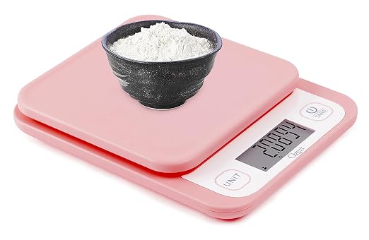 Ozeri® Garden and Kitchen Scale II with 420 Variable Graduation Technology® | Measures most delicate garden herbs and greens at 0.1 g for ingredients under 420 grams and 0.5 g for items over 420 grams