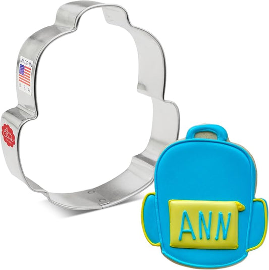 Ann Clark Backpack Cookie Cutter, 3-1/2” Made in USA