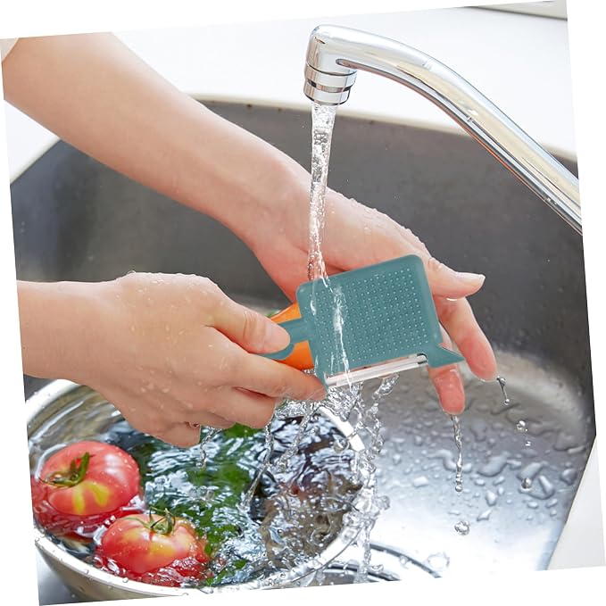 Hemoton Peeler Brush Bottle Opener Potato Brush Fruit Peeler Garlic Press Kitchen Tool