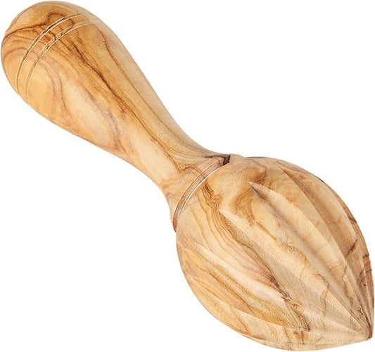 Naturally Med Olive Wood Lemon Juicer/Lemon Reamer - for Lemons, Limes, Citrus Squeezer. Handmade Wooden Juicer