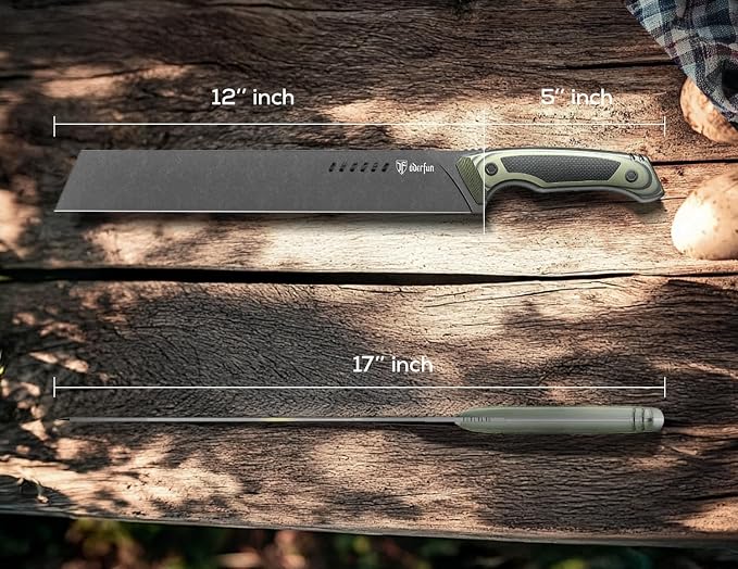 Brisket Knife, 12 Inch Slicing Carving Knife for Meat, G10 Non-Slip | Razor Sharp Stainless Steel, Full Tang, Rust-Resistant, Kitchen Knife for Spanish Ham, Turkey, BBQ, Grilling Gifts For Men