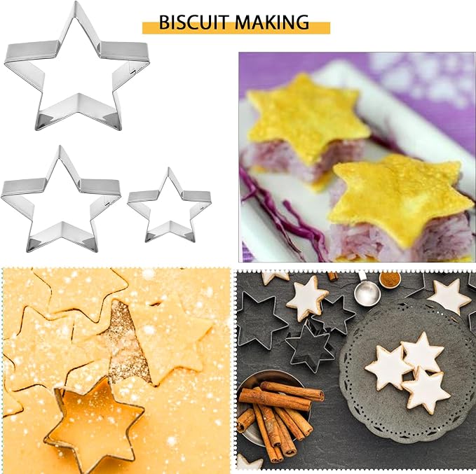 Adjustable Rolling Pin 19 Set and Silicone Baking Pastry Mat Set,Thickness Rings,Dough Roller & Steel Cutter& 6 Cookie Molds & Cake Molds for Baking Dough Stainless Steel Dough Roller, Pizza, Pie