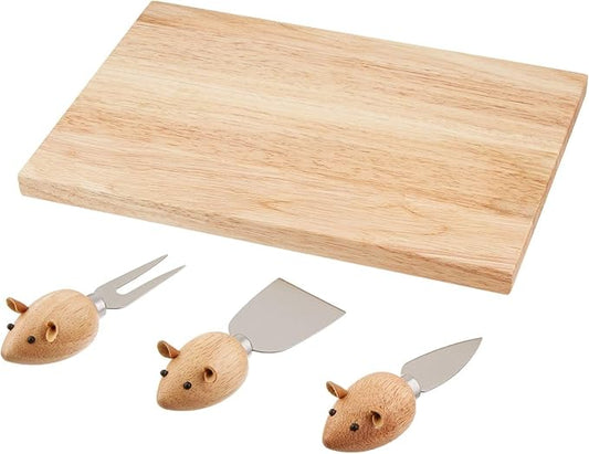 Kikkerland Mouse Cheeseboard Set