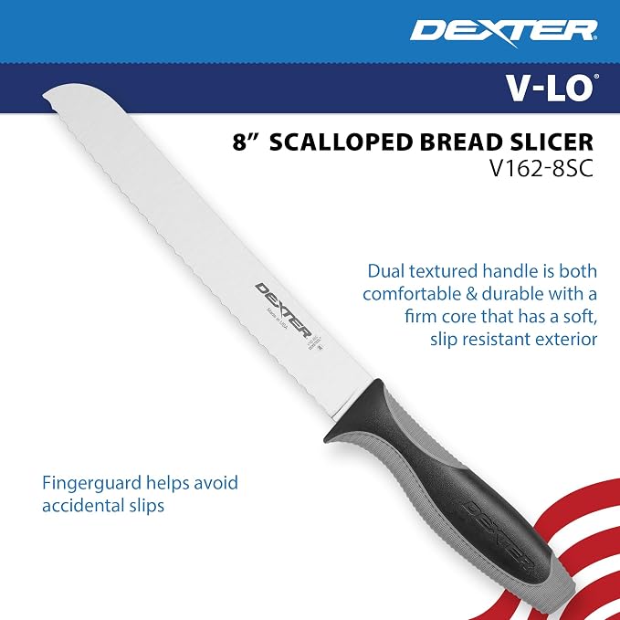 Dexter 8” Scalloped Bread Knife