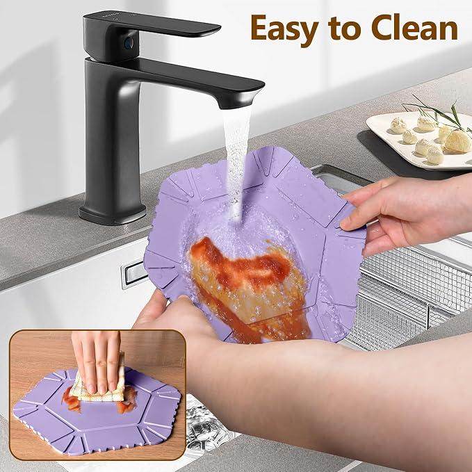 Magnetic Silicone Trivet & Pot Holder, Kitchen Heat Resistant Mat | Trivets for Hot Dishes, Hot Pots & Pans, Non-Slip Hot Pads for Countertops & Dining Table & Oven, Jar Opener & Spoon Rest