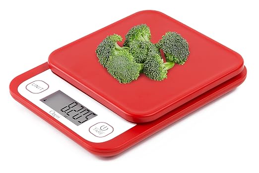 Ozeri® Garden and Kitchen Scale II with 420 Variable Graduation Technology® | Measures most delicate garden herbs and greens at 0.1 g for ingredients under 420 grams and 0.5 g for items over 420 grams
